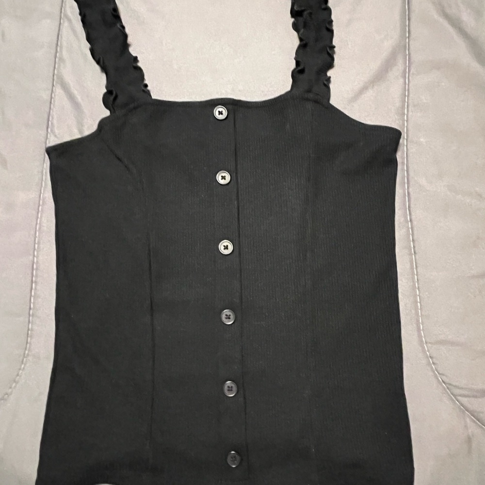 seriously soft, aeropostal black tank top